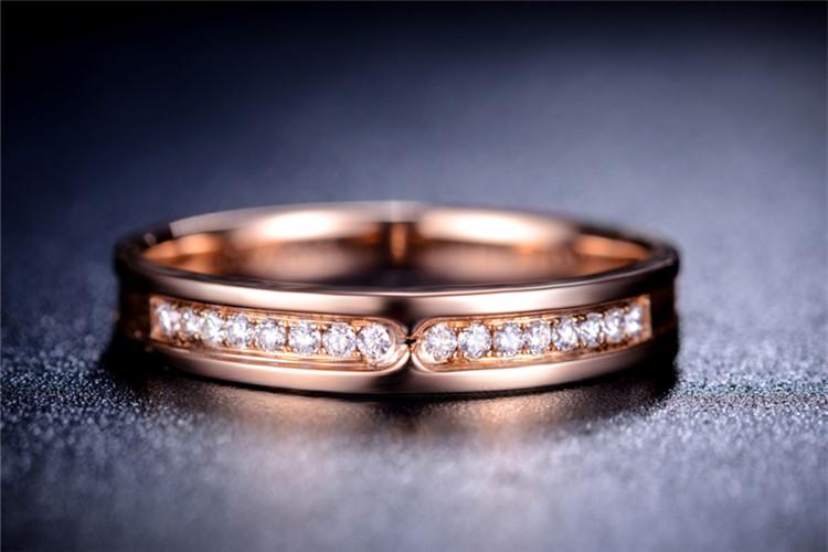 佐卡伊珠宝白18k金情侣结婚定制钻石戒指珠宝图片